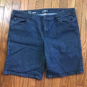 Jean Shorts from LOFT size 12